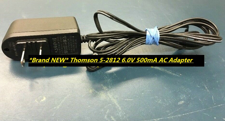 *Brand NEW* Thomson 5-2812 6.0V 500mA AC Adapter Power Supply